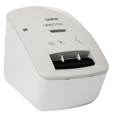 Brother QL-600G - Label printer - direct thermal - Roll (6.2 cm) - 300 x 300 dpi - up to 71 mm / sec - USB 2.0 - grey, white - 0