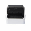 Brother QL-1100c - Label printer - direct thermal - Roll (10.36 cm) - 300 x 300 dpi - up to 68 labels / min - USB 2.0, USB host - cutter - white, glossy black