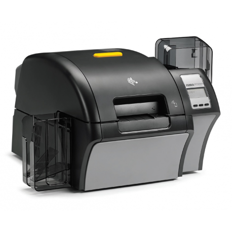 Zebra ZXP Series 9 - Plastic card printer - colour - Duplex - dye sublimation retransfer - CR-80 Card (85.6 x 54 mm) up to 190 cards / hour (colour) - capacity: 150 cards - USB 2.0, LAN - 1