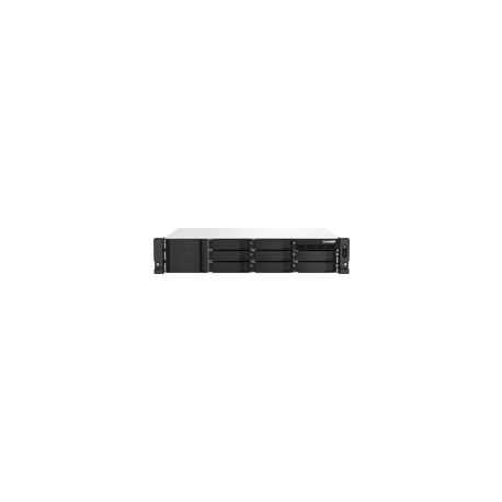 QNAP TS-864eU-RP - NAS server - 8 bays - rack-mountable - SATA 6Gb / s - RAID 0, 1, 5, 6, 10, 50, JBOD, 60 - RAM 8 GB - Gigabit Ethernet  /  2.5 Gigabit Ethernet - iSCSI support - 2U - 1