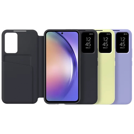 Samsung EF-ZA546 - Flip cover for mobile phone - blueberry - for Galaxy A54 5G - 5