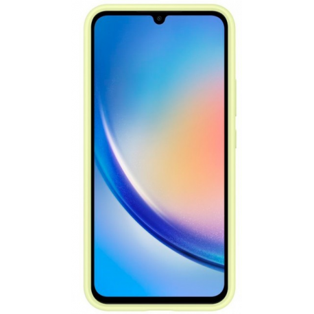 Samsung EF-OA346 - Back cover for mobile phone - thermoplastic polyurethane (TPU) - lime - for Galaxy A34 5G - 0