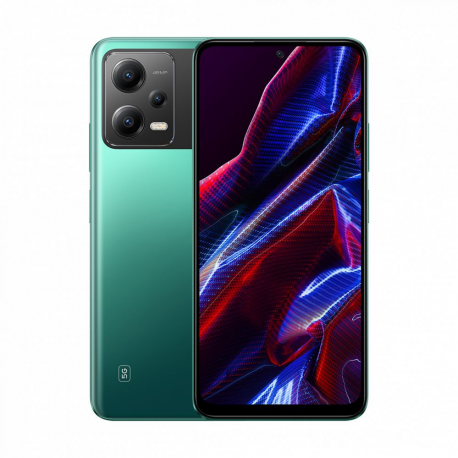Xiaomi POCO X5 5G - 5G smartphone - dual-SIM - RAM 8 GB  /  Internal Memory 256 GB - microSD slot - OLED display - 6.67" - 2400 x 1080 pixels (120 Hz) - 3x rear cameras 48 MP, 8 MP, 2 MP - front camera 13 MP - green - 1