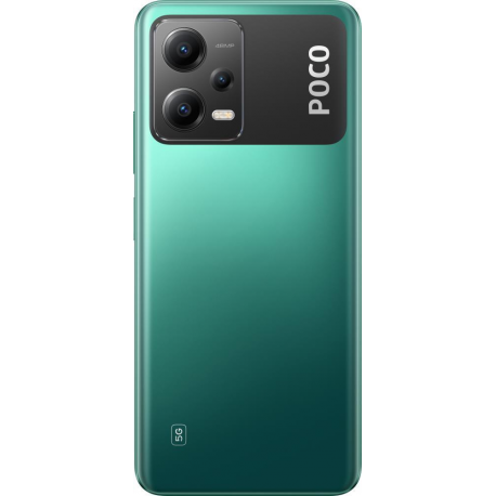 Xiaomi POCO X5 5G - 5G smartphone - dual-SIM - RAM 8 GB  /  Internal Memory 256 GB - microSD slot - OLED display - 6.67" - 2400 x 1080 pixels (120 Hz) - 3x rear cameras 48 MP, 8 MP, 2 MP - front camera 13 MP - green - 3