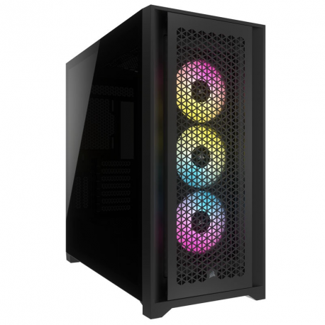CORSAIR iCUE 5000D RGB Airflow Tempered Glass Mid-Tower Black