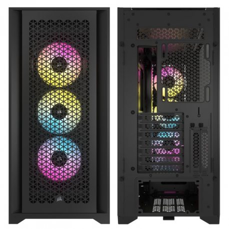 CORSAIR iCUE 5000D RGB Airflow Tempered Glass Mid-Tower Black