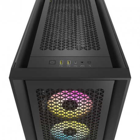 CORSAIR iCUE 5000D RGB Airflow Tempered Glass Mid-Tower Black