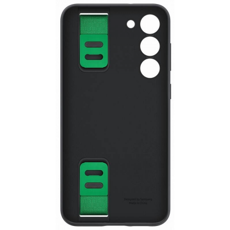 Samsung EF-GS916 - Back cover for mobile phone - silicone - black - for Galaxy S23+ - 1