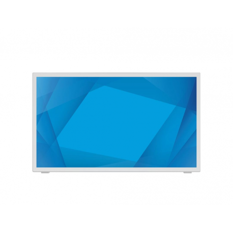 Elo 2270L - LCD monitor - 22" (21.5" viewable) - touchscreen - 1920 x 1080 Full HD (1080p) @ 60 Hz - 250 cd / m² - 1000:1 - 14 ms - HDMI, VGA, DisplayPort - speakers - white - 1