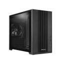 Chieftec BX-10B-OP - Tower - micro ATX - windowed side panel (tempered glass) - no power supply (ATX) - black - USB / Audio