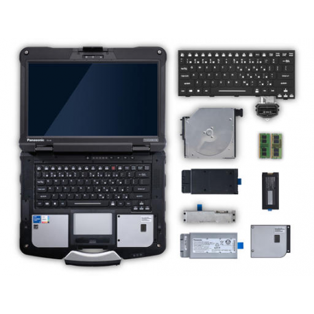 Panasonic Toughbook 40, 35.5cm (14'), Win. 10, QWERTZ, USB-C, 5.1, SSD, Full HD