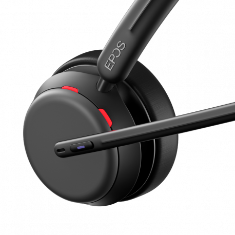 EPOS IMPACT 1061T ANC - Headset - on-ear - Bluetooth - wireless, wired - active noise cancelling - 2