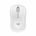 Logitech M240 Silent - Mouse - right and left-handed - optical - 3 buttons - wireless - Bluetooth - off-white