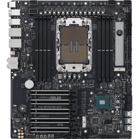 ASUS PRO WS W790-ACE - Motherboard - SSI CEB - LGA4677 Socket-E - W790 Chipset - 10 Gigabit LAN, 2.5 Gigabit LAN - HD Audio (8-channel) - 0