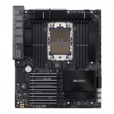 ASUS PRO WS W790-ACE - Motherboard - SSI CEB - LGA4677 Socket-E - W790 Chipset - 10 Gigabit LAN, 2.5 Gigabit LAN - HD Audio (8-channel) - 13