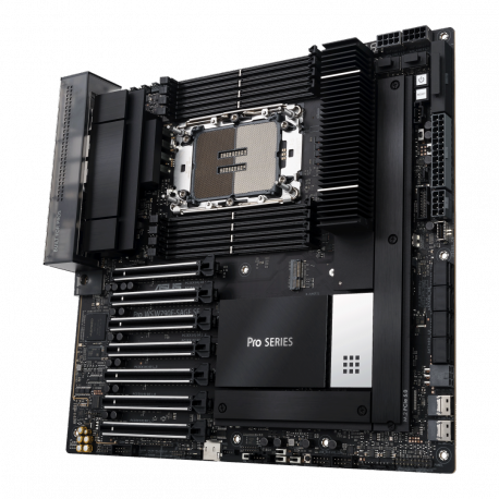 ASUS PRO WS W790E-SAGE SE - Motherboard - SSI EEB - LGA4677 Socket-E - W790 Chipset - USB 3.2 Gen 1, USB 3.2 Gen 2x2, USB-C 3.2 Gen2, USB-C 3.2 Gen 2x2 - 10 Gigabit LAN, Gigabit LAN - HD Audio (8-channel) - 10