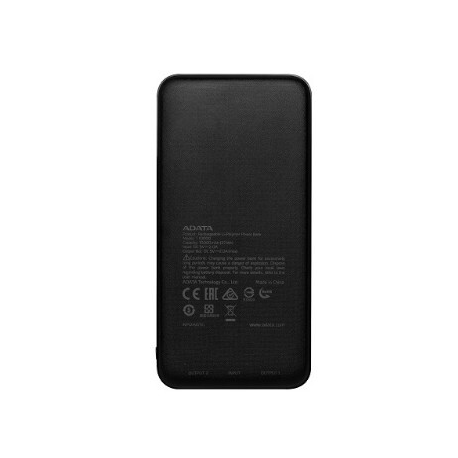ADATA T10000 Power Bank 10000mAh Black