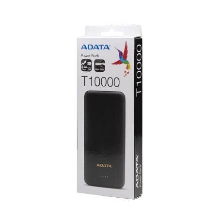 ADATA T10000 Power Bank 10000mAh Black