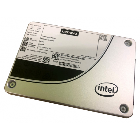 Intel S4610 Mainstream - SSD - encrypted - 3.84 TB - hot-swap - 2.5" - SATA 6Gb / s - 256-bit AES - for ThinkAgile VX33XX Appliance; VX3530-G Appliance; VX75XX Appliance; VX75XX Certified Node - 0