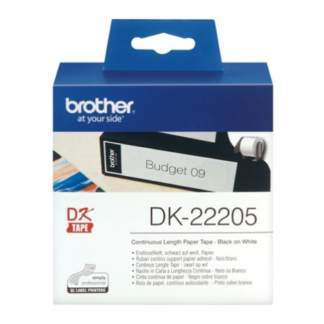 Brother DK-22205 - thermal paper - Roll (6.2 cm x 30.5 m) - 2