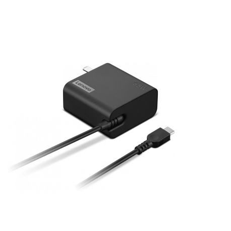 Lenovo - USB-C power adapter - AC 100-240 V - 65 Wh - Europe - black - 1