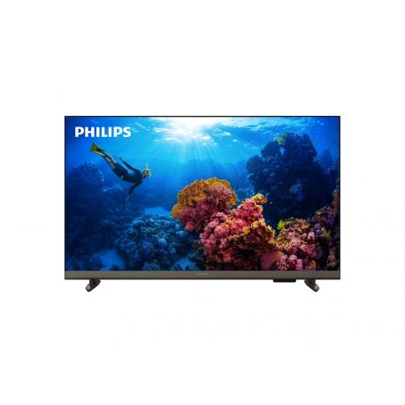 Philips 24PHS6808 - 24" Diagonal Class 6800 Series LED-backlit LCD TV - Smart TV - New OS - 720p 1366 x 768 - HDR - satin chrome - 3