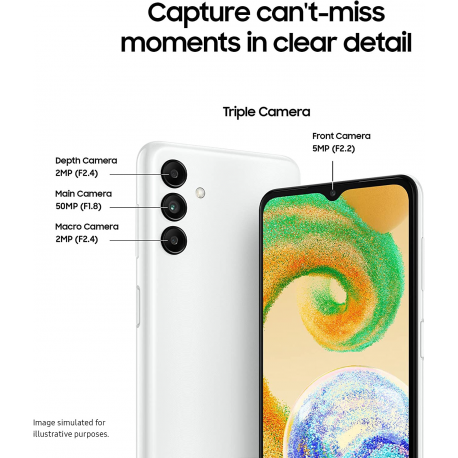 MOBILE PHONE GALAXY A04S/32GB WHITE SM-A047F SAMSUNG - 6
