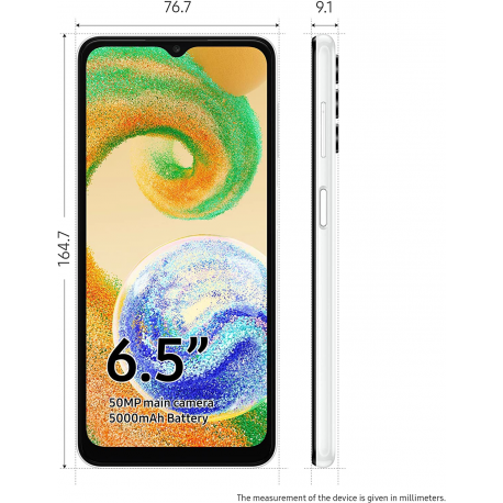 MOBILE PHONE GALAXY A04S/32GB WHITE SM-A047F SAMSUNG - 10