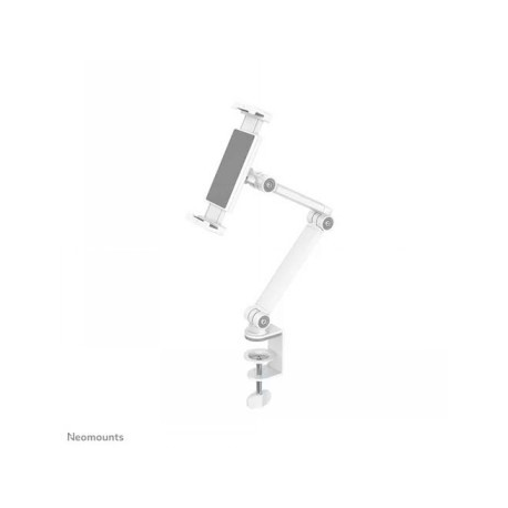 Neomounts ds15-545wh1 - Mounting kit (desk mount) - full-motion adjustable arm - for tablet - steel - white - screen size: 4.7"-12.9" - clamp mountable - 0