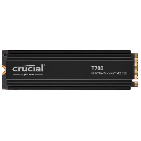 Crucial T700 - SSD - encrypted - 2 TB - internal - M.2 - PCI Express 5.0 (NVMe) - TCG Opal Encryption 2.01 - 0