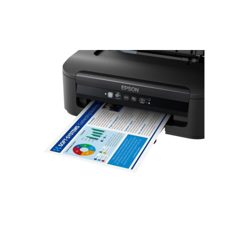 Epson WorkForce WF-2110W - Printer - colour - ink-jet - A4 / Legal - 5760 x 1440 dpi - up to 9 ppm (mono)  /  up to 4.7 ppm (colour) - capacity: 100 sheets - USB 2.0, LAN, Wi-Fi(n) - 4