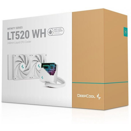 Deepcool LT520 White, Intel, AMD, Premium CPU Liquid Cooler