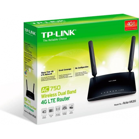 TP-Link Archer A5 - Wireless router - 4-port switch - 802.11a / b / g / n / ac - Dual Band - 6