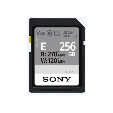 Sony SF-E Series SF-E256 - Flash memory card - 256 GB - UHS-II U3  /  Class10 - SDXC UHS-II - 0