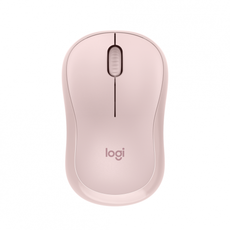 Logitech M240 Silent - Mouse - right and left-handed - optical - 3 buttons - wireless - Bluetooth - rose - 0