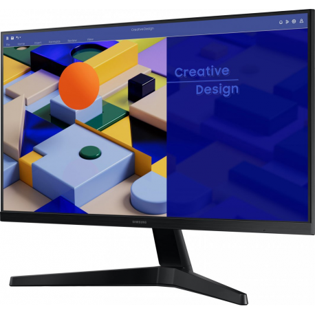 Samsung S27C310EAU - S31C Series - LED monitor - 27" - 1920 x 1080 Full HD (1080p) @ 75 Hz - IPS - 250 cd/m² - 1000:1 - 5 ms - HDMI, VGA - black - 3