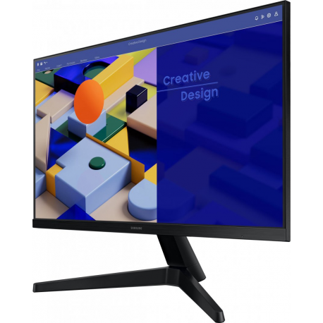 Samsung S27C310EAU - S31C Series - LED monitor - 27" - 1920 x 1080 Full HD (1080p) @ 75 Hz - IPS - 250 cd/m² - 1000:1 - 5 ms - HDMI, VGA - black - 4