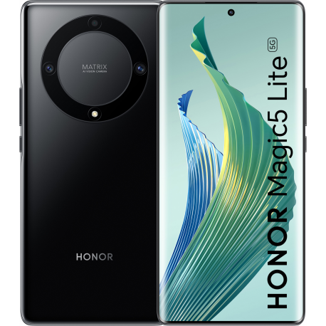 MOBILE PHONE HONOR MAGIC5 LITE/6/128GB BLACK 5109AMAA HONOR