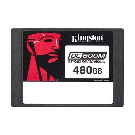 Kingston DC600M - SSD - Mixed Use - encrypted - 480 GB - internal - 2.5" - SATA 6Gb / s - 256-bit AES - Self-Encrypting Drive (SED) - 0
