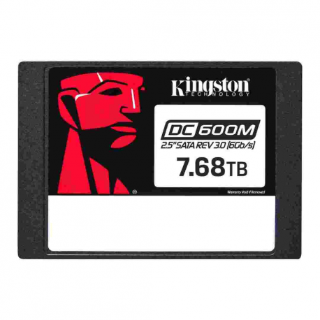 Kingston DC600M - SSD - Mixed Use - encrypted - 7.68 TB - internal - 2.5" - SATA 6Gb / s - 256-bit AES - Self-Encrypting Drive (SED) - 0