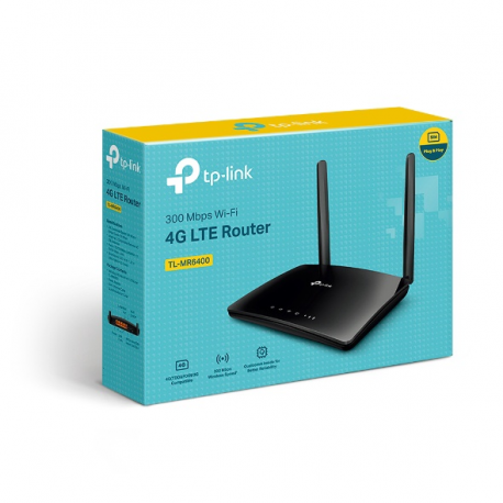 TP-LINK TL-MR6400 - Wireless router - WWAN - 4-port switch - 802.11b / g / n - 2.4 GHz - 10