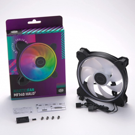 COOLER MASTER Case fan Masterfan MF140 Halo 2 ARGB
