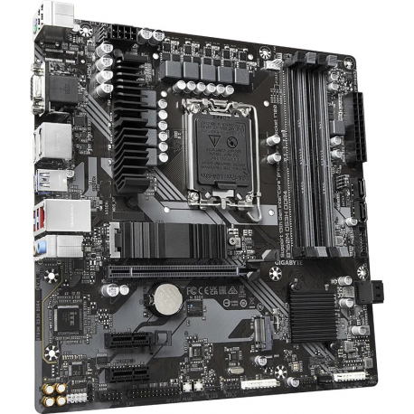 Gigabyte B760M H DDR4 - 1.0 - motherboard - micro ATX - LGA1700 Socket - B760 Chipset - USB 3.2 Gen 1 - Gigabit LAN - onboard graphics (CPU required) - HD Audio (8-channel) - 1
