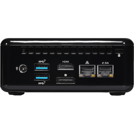 ASRock Industrial NUC BOX - Barebone - box - 1 x Core i7 1165G7 / up to 4.7 GHz - RAM 0 GB - Intel Iris Xe Graphics - Gigabit Ethernet, 2.5 Gigabit Ethernet - 802.11a / b / g / n / ac / ax - 1