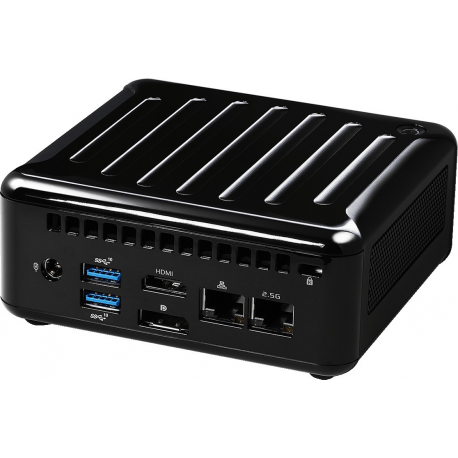 ASRock Industrial NUC BOX - Barebone - box - 1 x Core i7 1165G7 / up to 4.7 GHz - RAM 0 GB - Intel Iris Xe Graphics - Gigabit Ethernet, 2.5 Gigabit Ethernet - 802.11a / b / g / n / ac / ax - 3