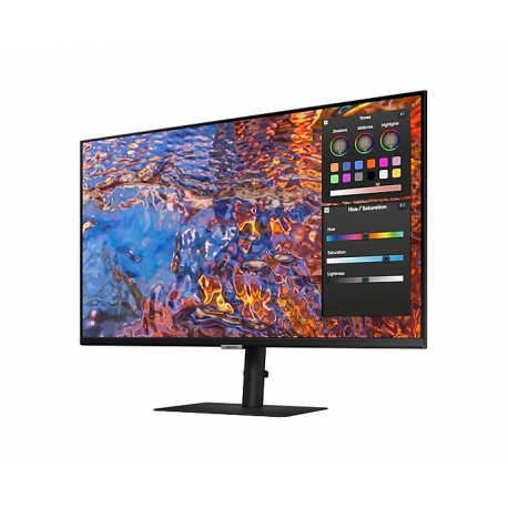Samsung ViewFinity S8 S32B800PXP - S80PB Series - LED monitor - 32" - 3840 x 2160 4K @ 60 Hz - IPS - 350 cd / m² - 1000:1 - DisplayHDR 600 - 5 ms - HDMI, DisplayPort, USB-C - black - 3