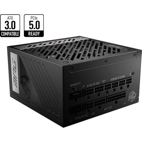 MSI MPG A1000G PCIE5 - Power supply (internal) - ATX12V / EPS12V - 80 PLUS Gold - AC 100-240 V - 1000 Watt - active PFC - 3