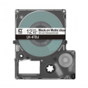 Epson LabelWorks LK-4TBJ - Black on matte clear - Roll (1.2 cm x 8 m) 1 cassette(s) hanging box - tape cartridge - for LabelWorks LW-C410, LW-C610