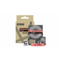 Epson LabelWorks LK-4RBJ - Black on matte red - Roll (1.2 cm x 8 m) 1 cassette(s) hanging box - tape cartridge - for LabelWorks LW-C410, LW-C610