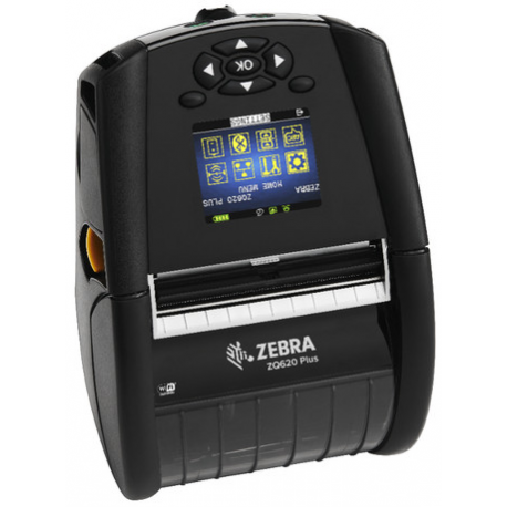 Zebra ZQ600 Series ZQ620 Plus - Label printer - direct thermal - Roll (7.9 cm) - 203 dpi - up to 115 mm / sec - USB, NFC, RS232C, Wi-Fi(ac), Bluetooth 4.2 LE - 3